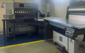 Solventagraf, especialista en soluciones para la industria de impresión, ha vendido e instalado recientemente una Guillotina Pollar 155 (reacondicionada) en la empresa Monterreina.